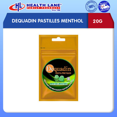 DEQUADIN PASTILLES MENTHOL (20G)